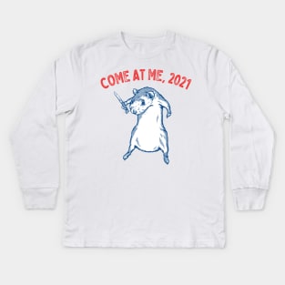 Come At Me, 2021 Kids Long Sleeve T-Shirt